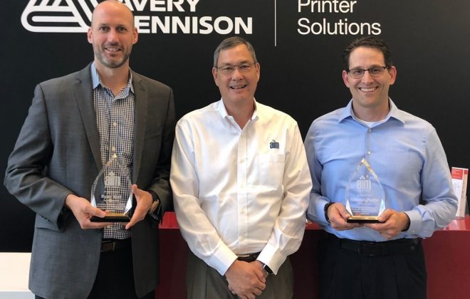 Ryan Yost, Chuck Evanhoe and George Dyche at AIM's Award Ceremony