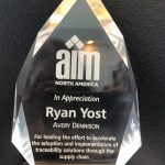 AIM Global Appreciation Award for Ryan Yost
