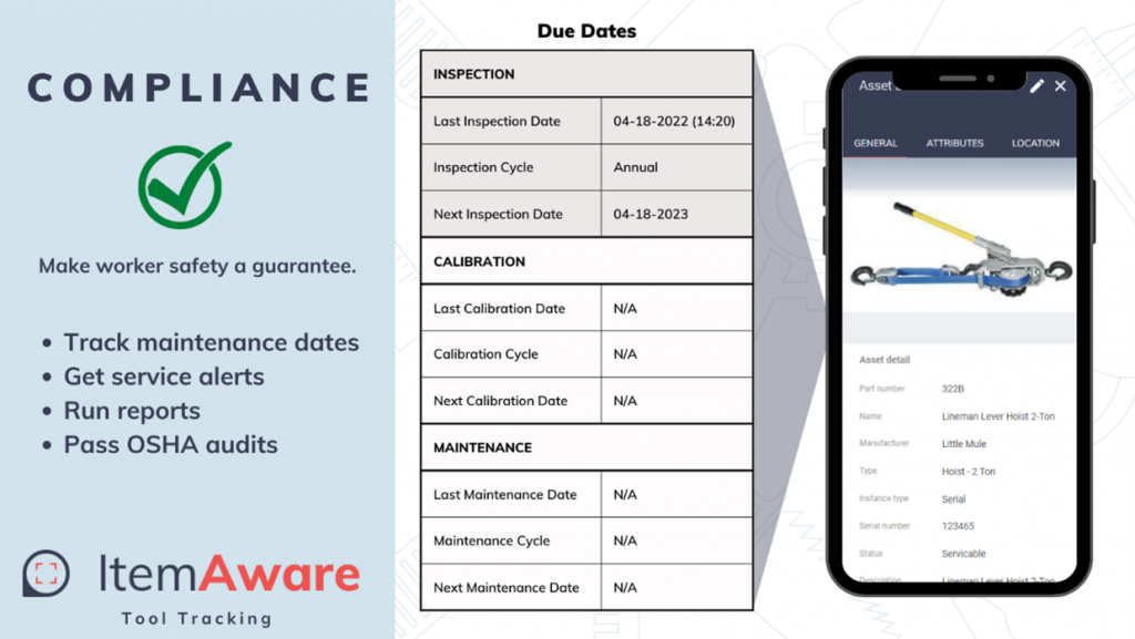 stay OSHA compliant within our software